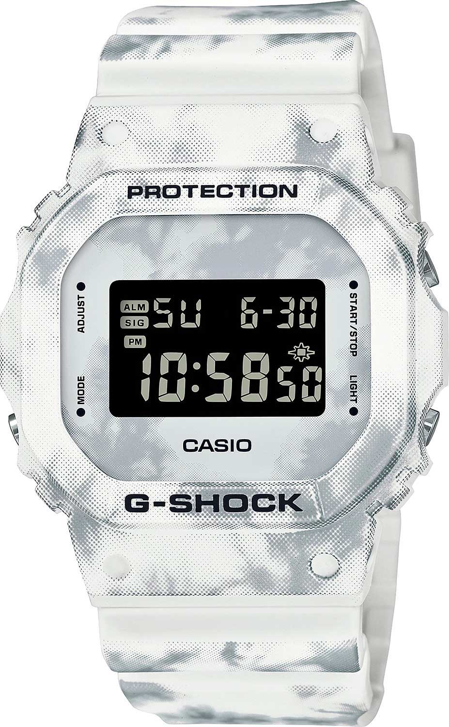 Японские наручные часы Casio G-SHOCK DW-5600GC-7ER с хронографом