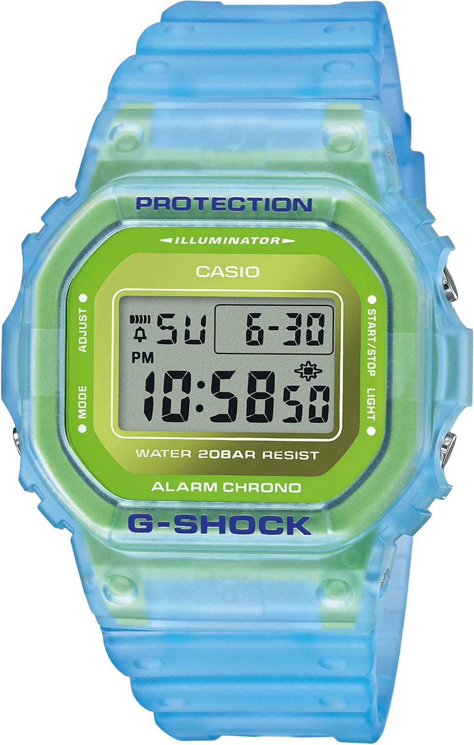 Японские наручные часы Casio G-SHOCK DW-5600LS-2ER с хронографом