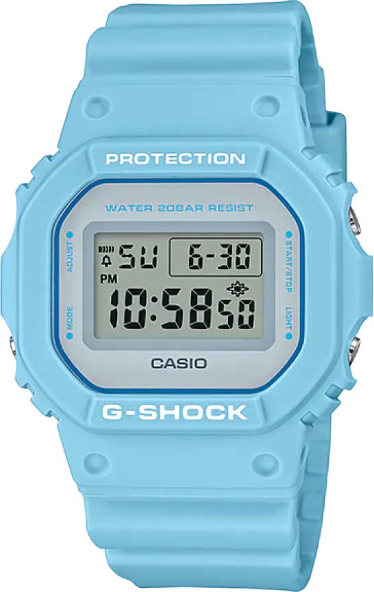 Японские наручные часы Casio G-SHOCK DW-5600SC-2 с хронографом