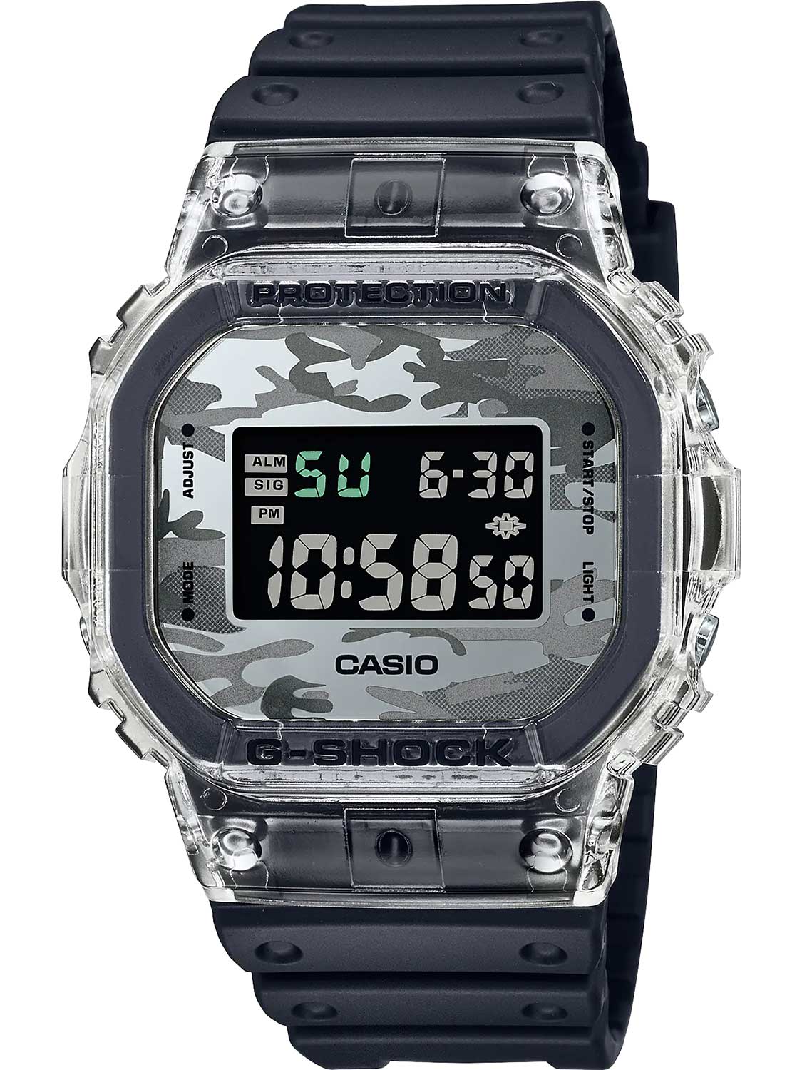 Японские наручные часы Casio G-SHOCK DW-5600SKC-1E с хронографом