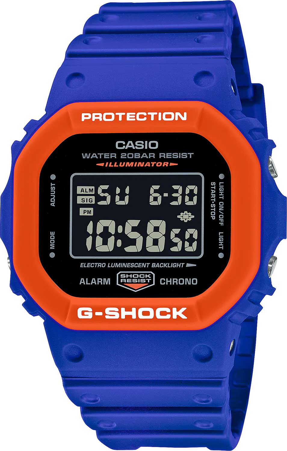 Японские наручные часы Casio G-SHOCK DW-5610SC-2 с хронографом