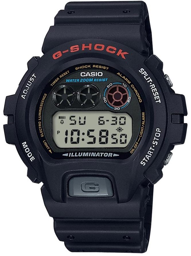 Японские наручные часы Casio G-SHOCK DW-6900-1V