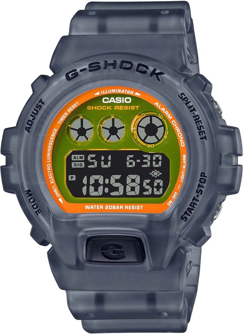 Японские наручные часы Casio G-SHOCK DW-6900LS-1ER с хронографом