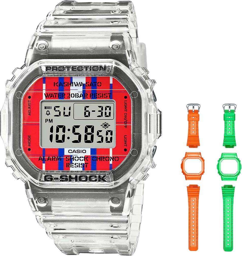 Японские наручные часы Casio G-SHOCK DWE-5600KS-7ER с хронографом