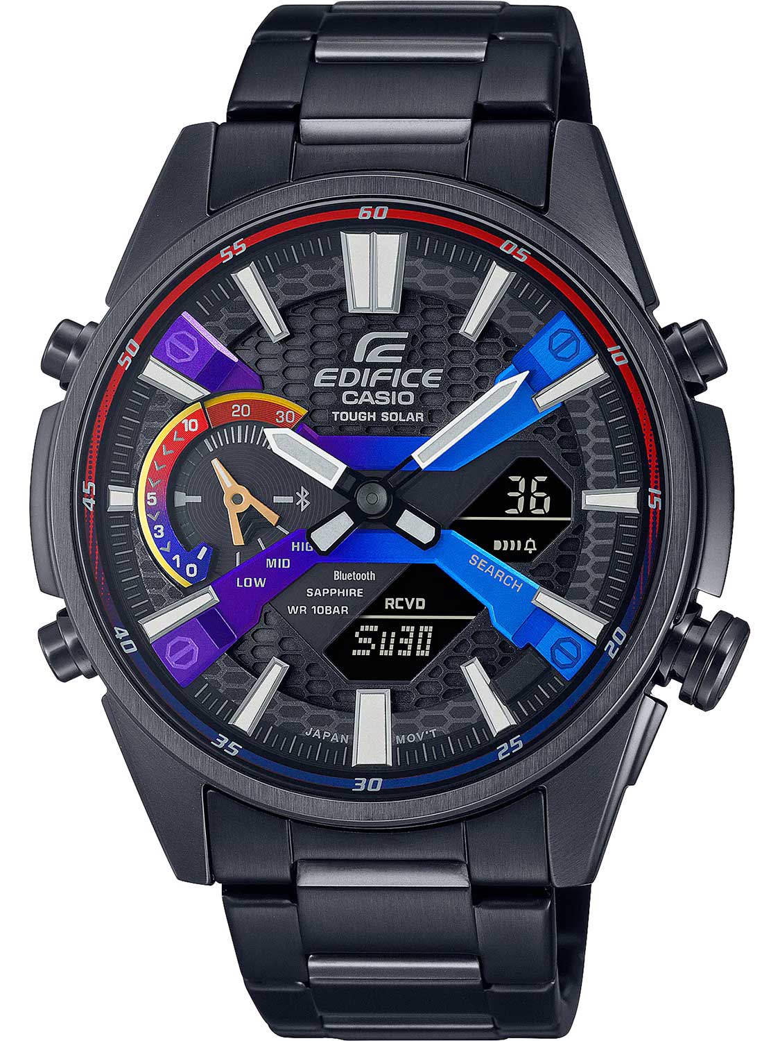 Японские наручные часы Casio Edifice ECB-S100HG-1AER с хронографом