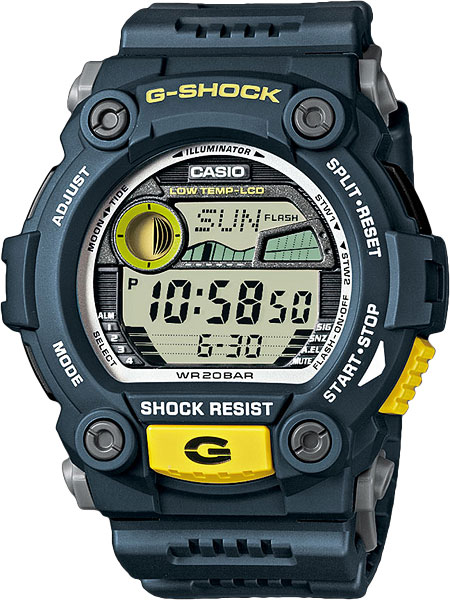 Японские наручные часы Casio G-SHOCK G-7900-2E с хронографом