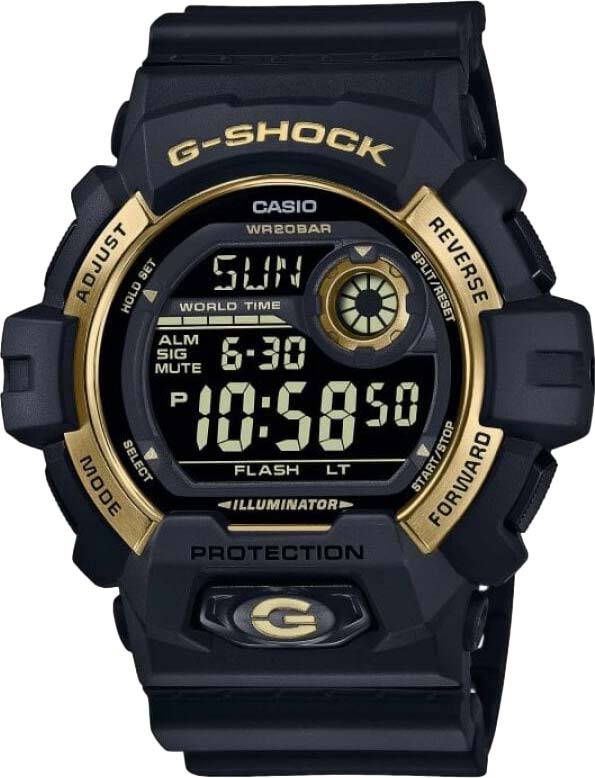 Японские наручные часы Casio G-SHOCK G-8900GB-1ER с хронографом