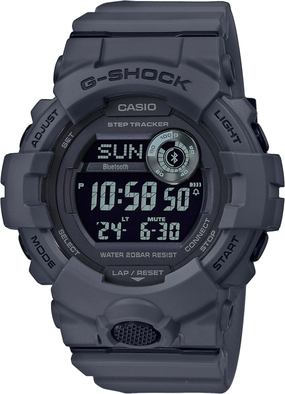 Японские спортивные наручные часы Casio G-SHOCK GBD-800UC-8ER с хронографом