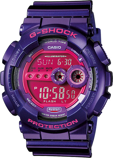 Японские наручные часы Casio G-SHOCK GD-100SC-6E с хронографом