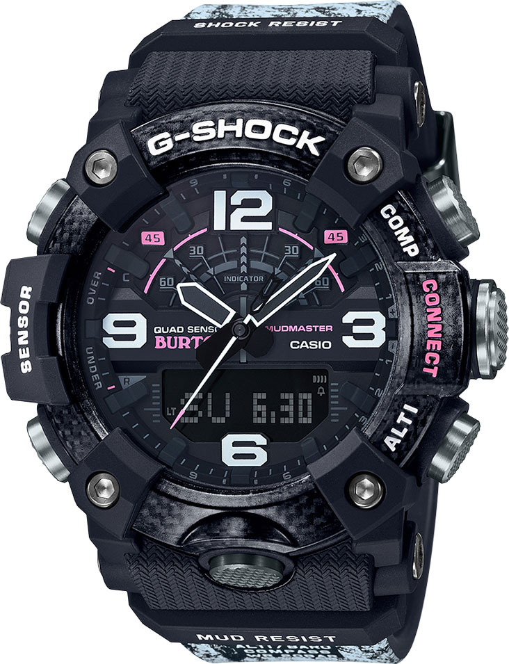 Японские спортивные наручные часы Casio G-SHOCK GG-B100BTN-1AER с хронографом