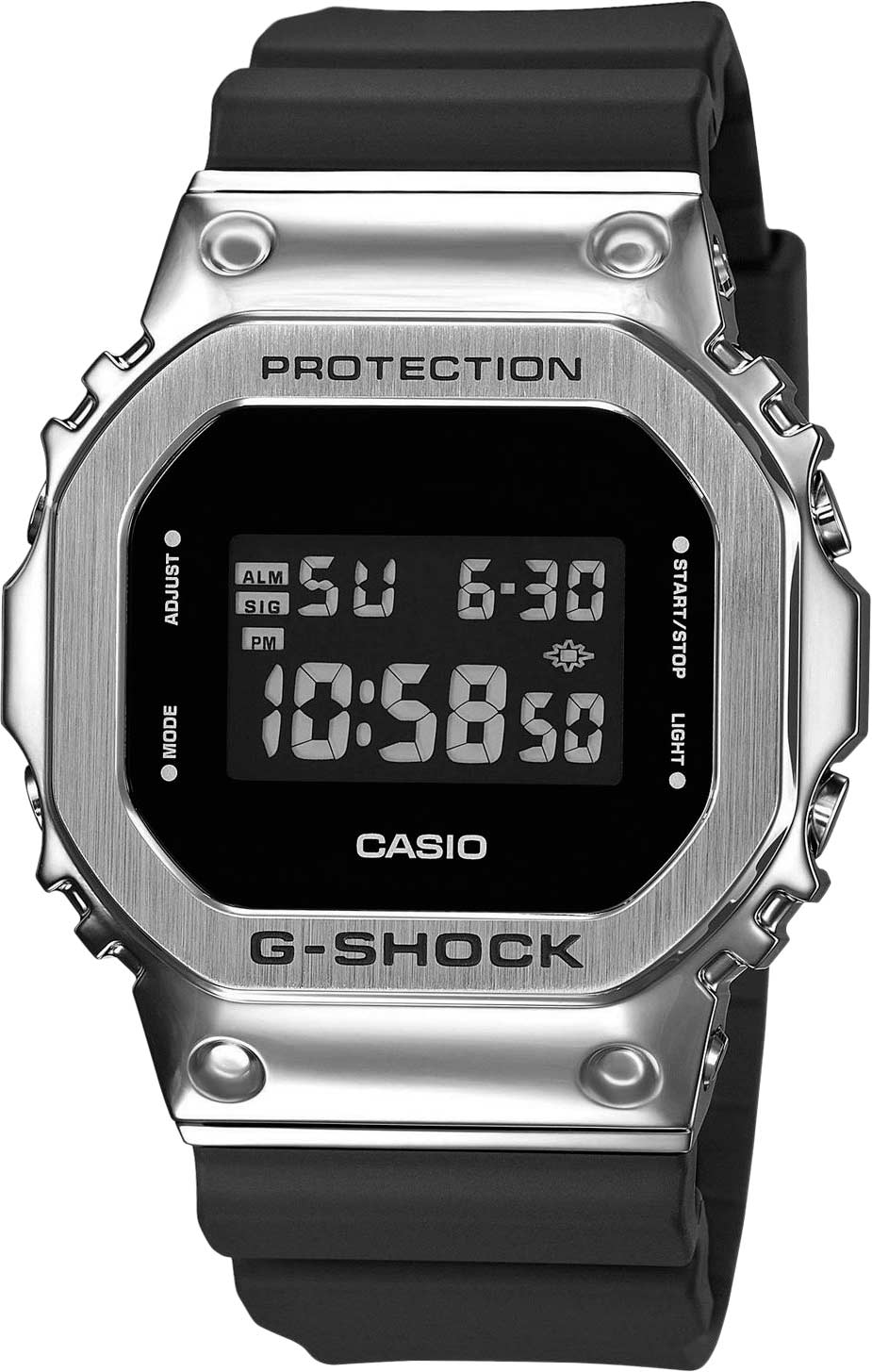 Японские наручные часы Casio G-SHOCK GM-5600-1ER с хронографом