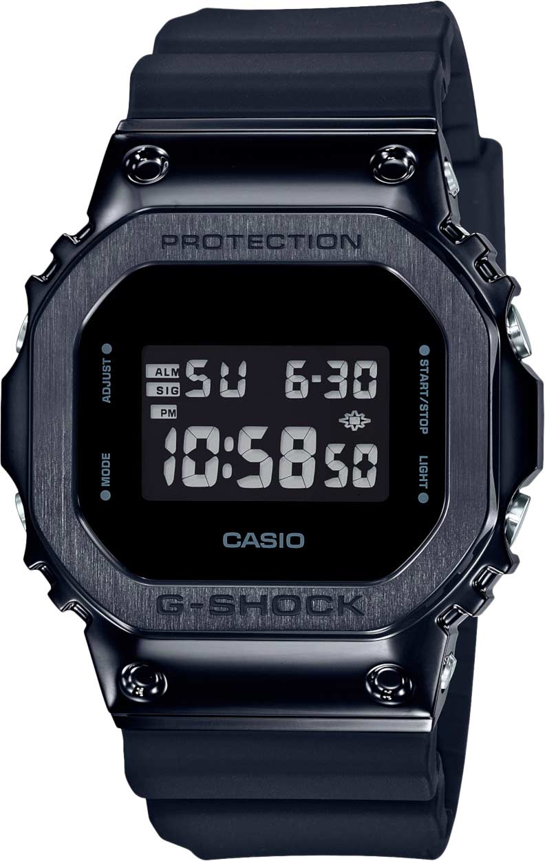 Японские наручные часы Casio G-SHOCK GM-5600B-1ER с хронографом
