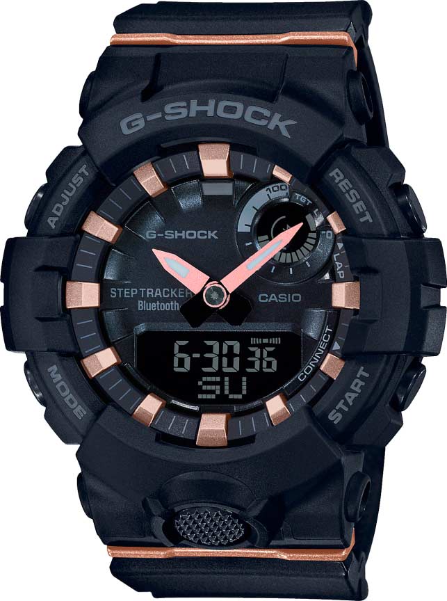 Японские спортивные наручные часы Casio G-SHOCK GMA-B800-1AER с хронографом