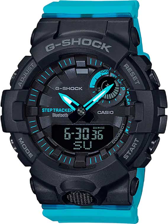 Японские спортивные наручные часы Casio G-SHOCK GMA-B800SC-1A2 с хронографом