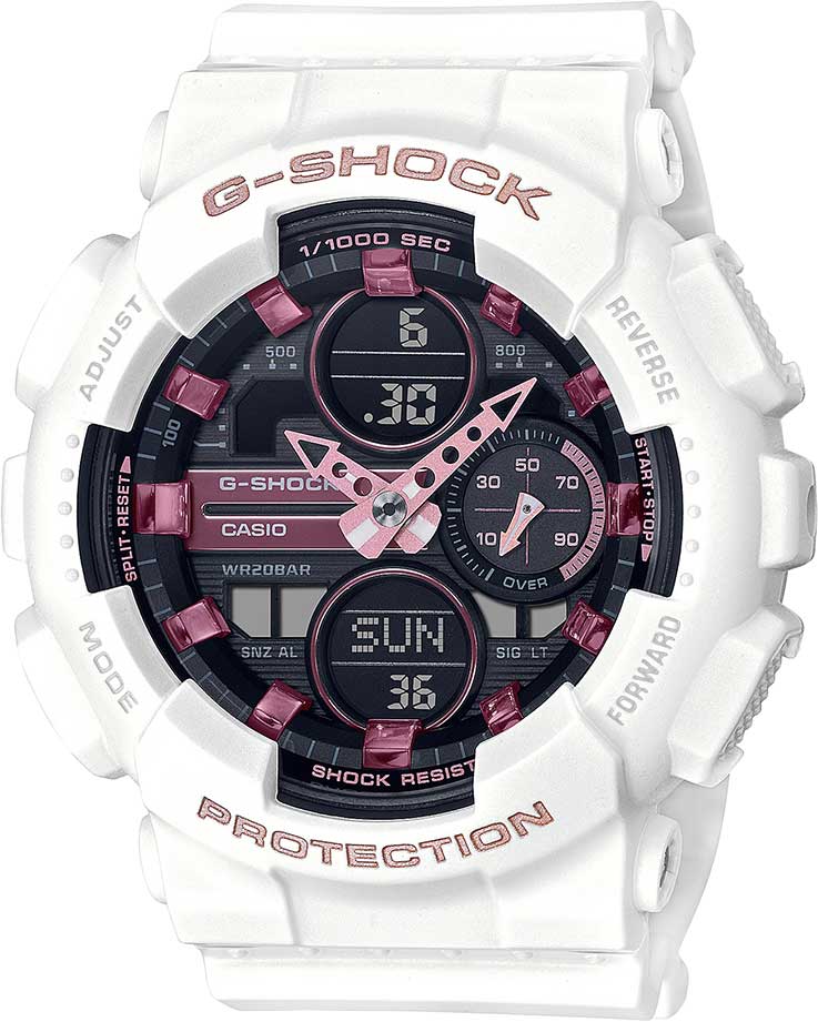 Японские наручные часы Casio G-SHOCK GMA-S140M-7AER с хронографом