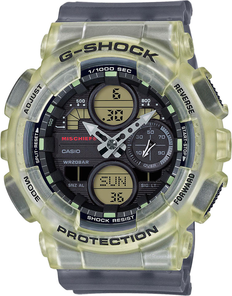 Японские наручные часы Casio G-SHOCK GMA-S140MC-1AER с хронографом
