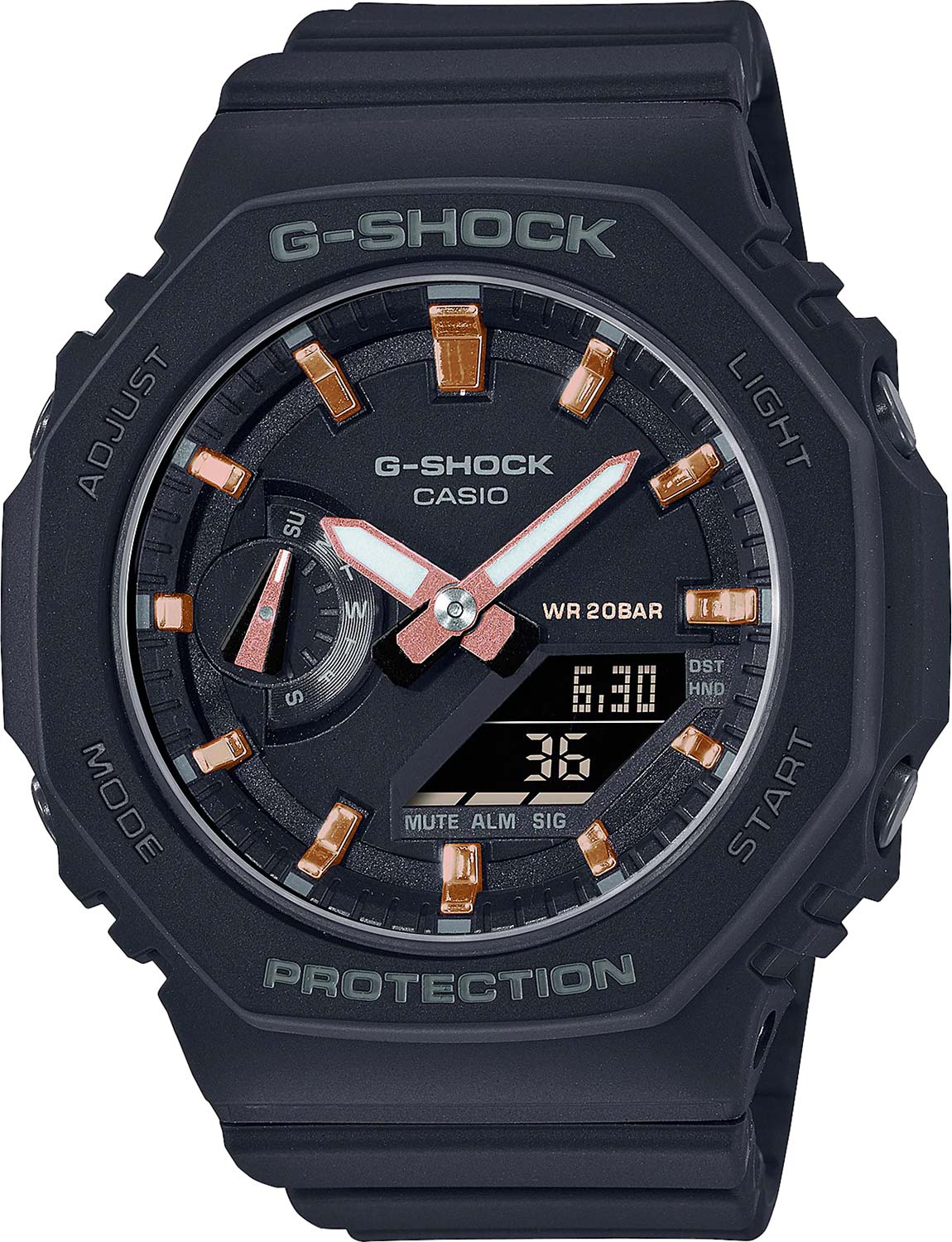 Японские наручные часы Casio G-SHOCK GMA-S2100-1AER с хронографом