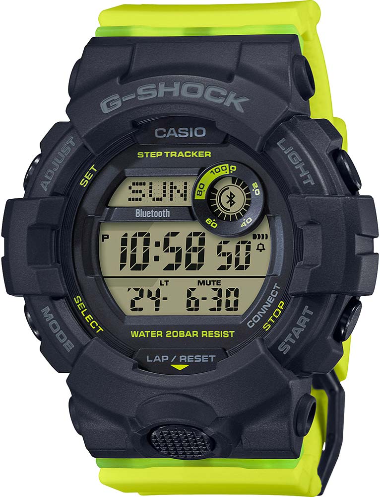 Японские спортивные наручные часы Casio G-SHOCK GMD-B800SC-1BER с хронографом