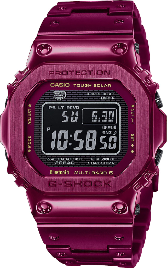 Японские наручные часы Casio G-SHOCK GMW-B5000RD-4ER с хронографом