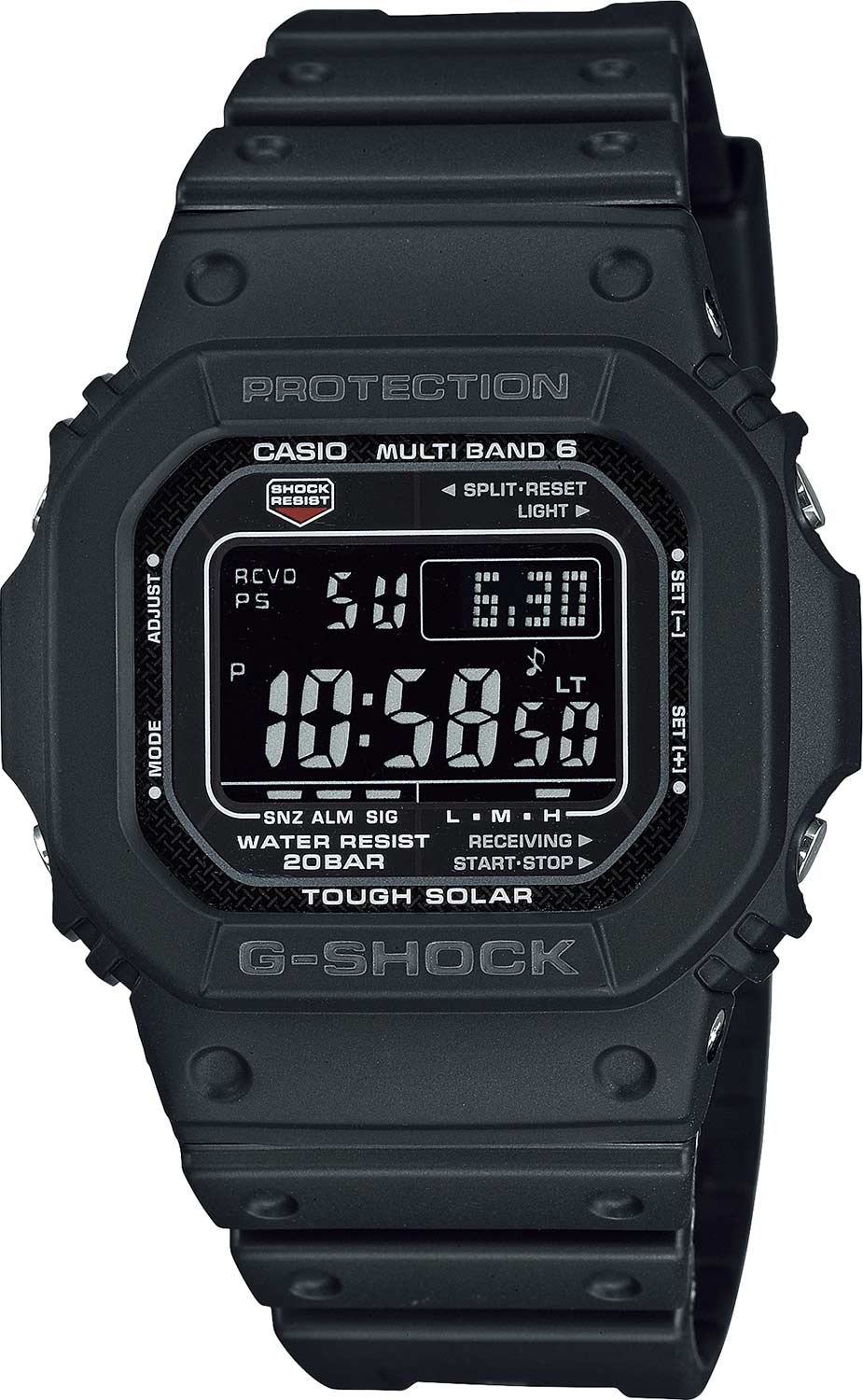 Японские наручные часы Casio G-SHOCK GW-M5610U-1BER с хронографом