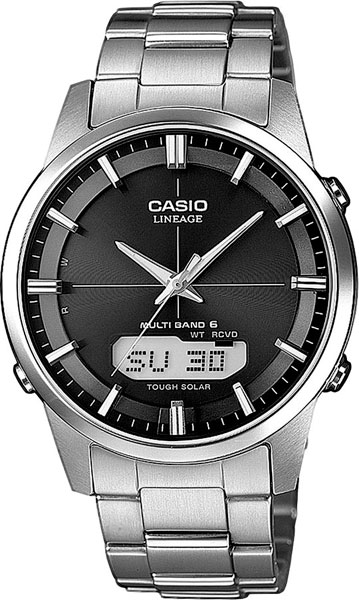 Японские титановые наручные часы Casio Radio Controlled LCW-M170TD-1A
