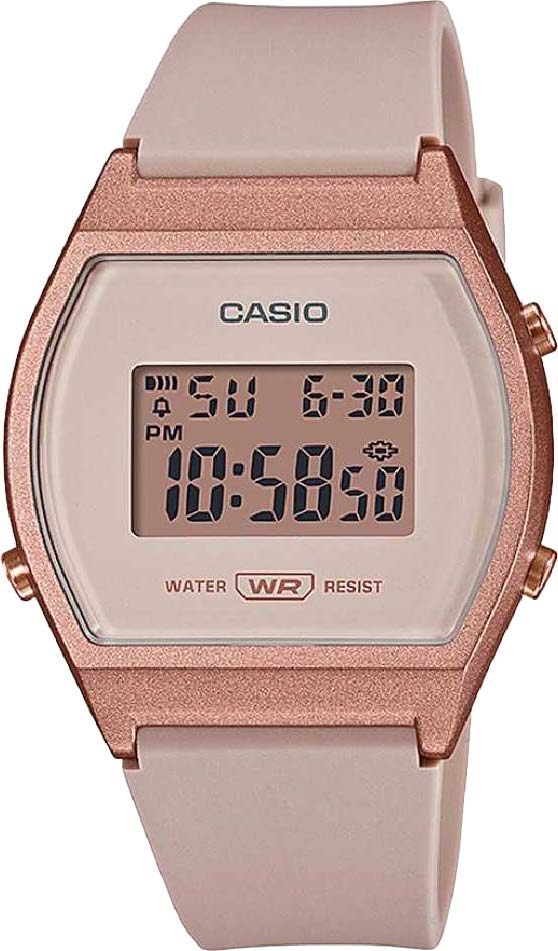 Японские наручные часы Casio Collection LW-204-4AEF с хронографом