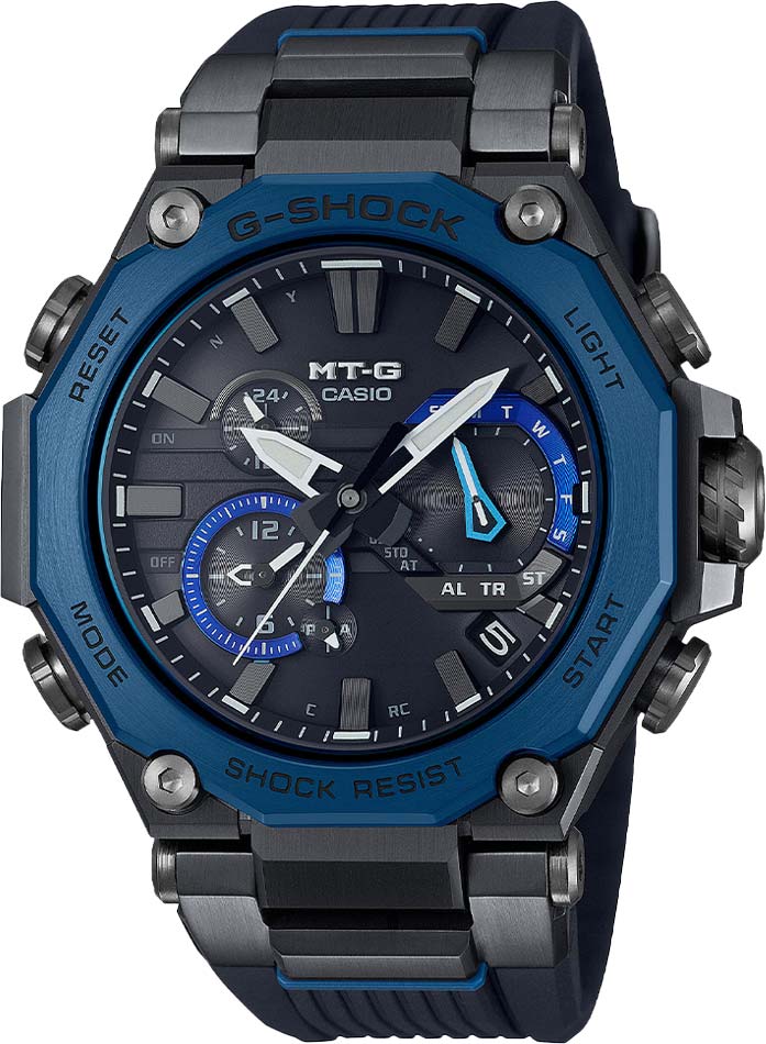 Японские наручные часы Casio G-SHOCK MTG-B2000B-1A2ER с хронографом