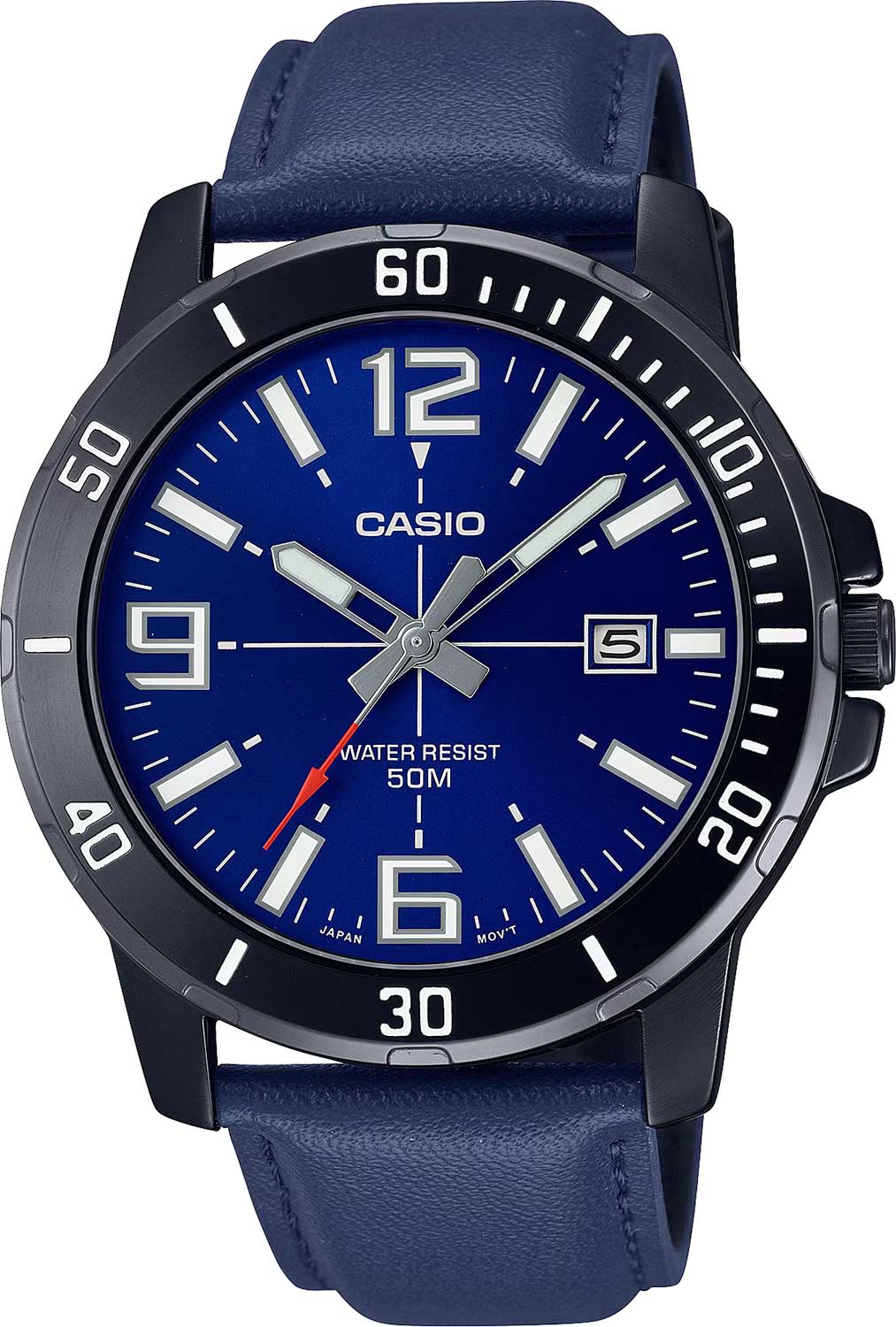 Японские наручные часы Casio Collection MTP-VD01BL-2B