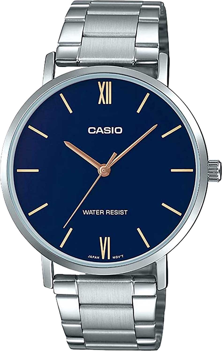 Японские наручные часы Casio Collection MTP-VT01D-2B