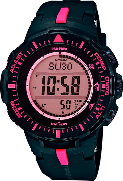 Японские наручные часы Casio Pro Trek PRG-300-1A4 с хронографом