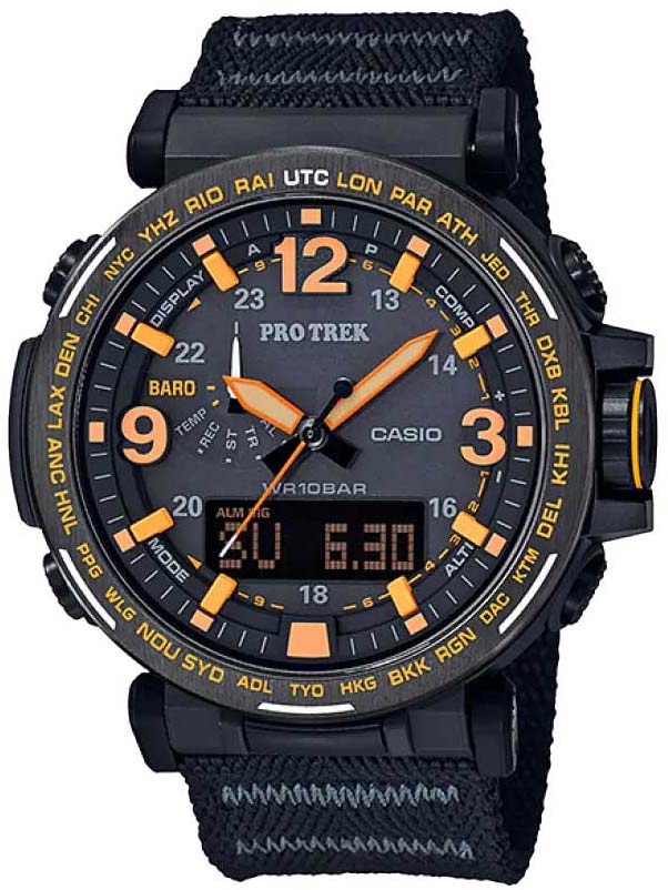 Японские наручные часы Casio Pro Trek PRG-600YB-1ER с хронографом