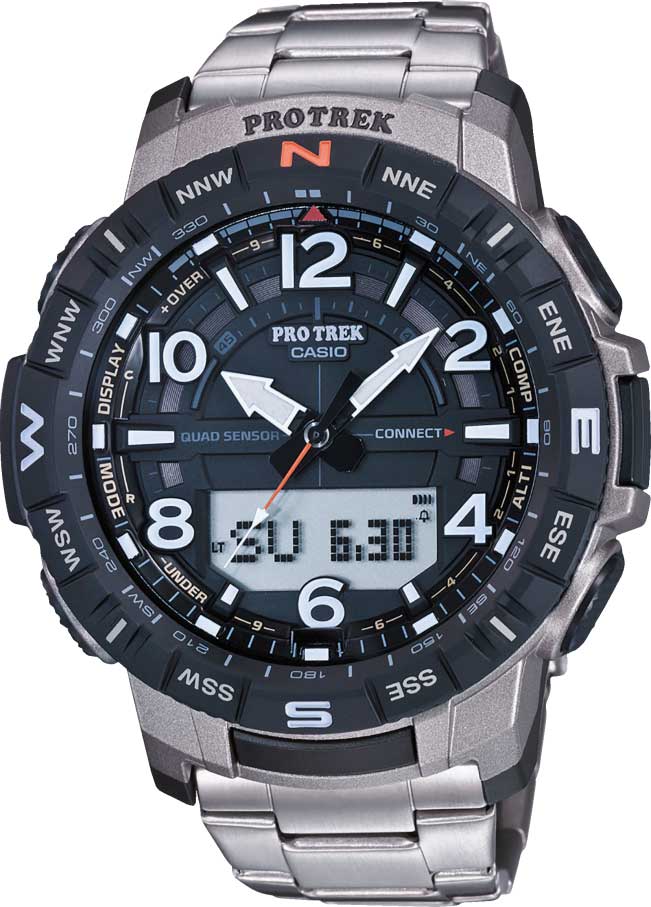 Японские наручные часы Casio Pro Trek PRT-B50T-7ER с хронографом