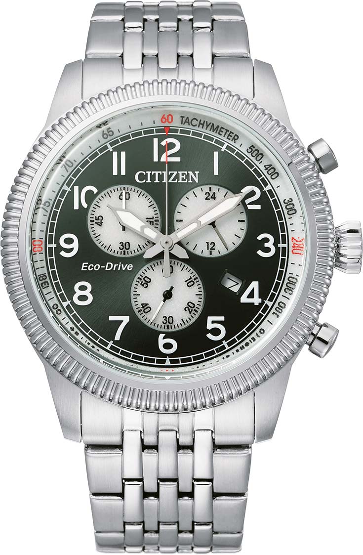 Японские наручные часы Citizen AT2460-89X с хронографом