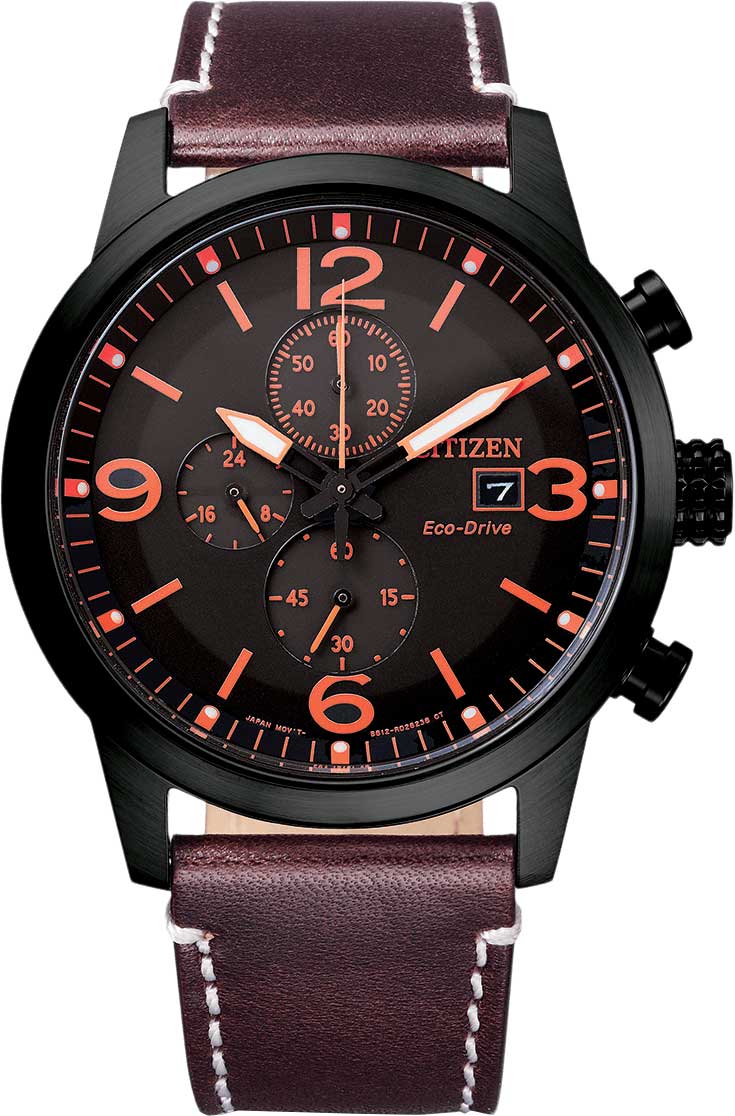 Японские наручные часы Citizen CA0745-11E с хронографом
