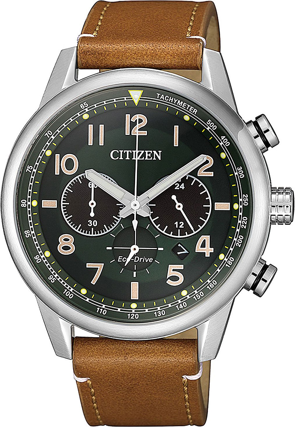 Японские наручные часы Citizen CA4420-21X с хронографом