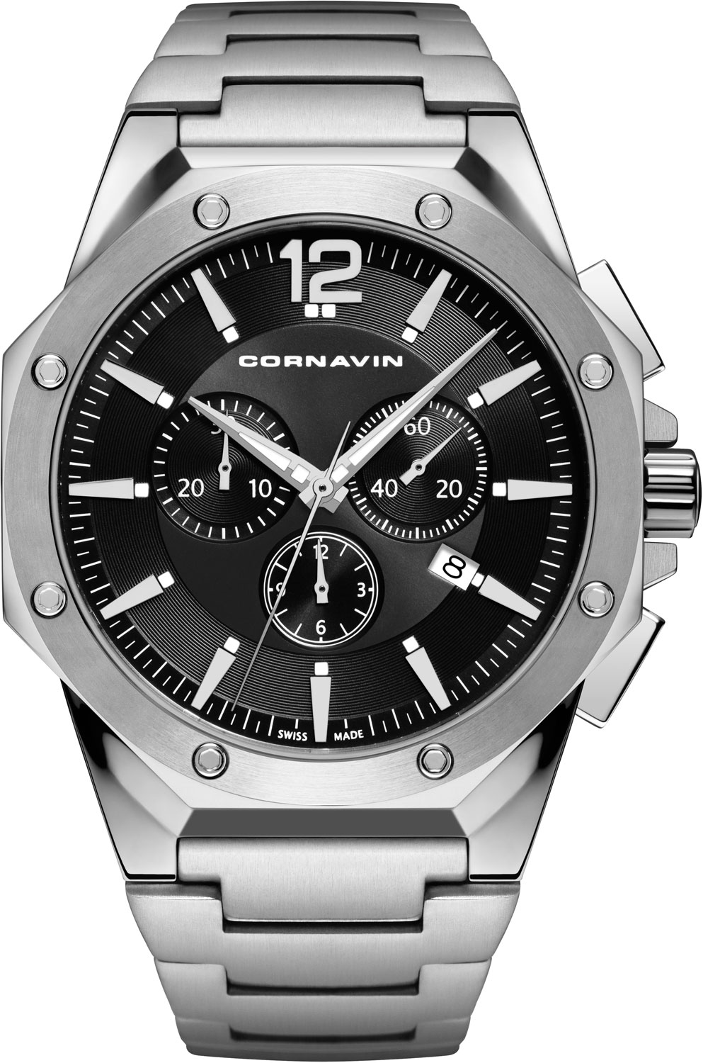 Швейцарские наручные часы Cornavin CO.2010-2003 с хронографом