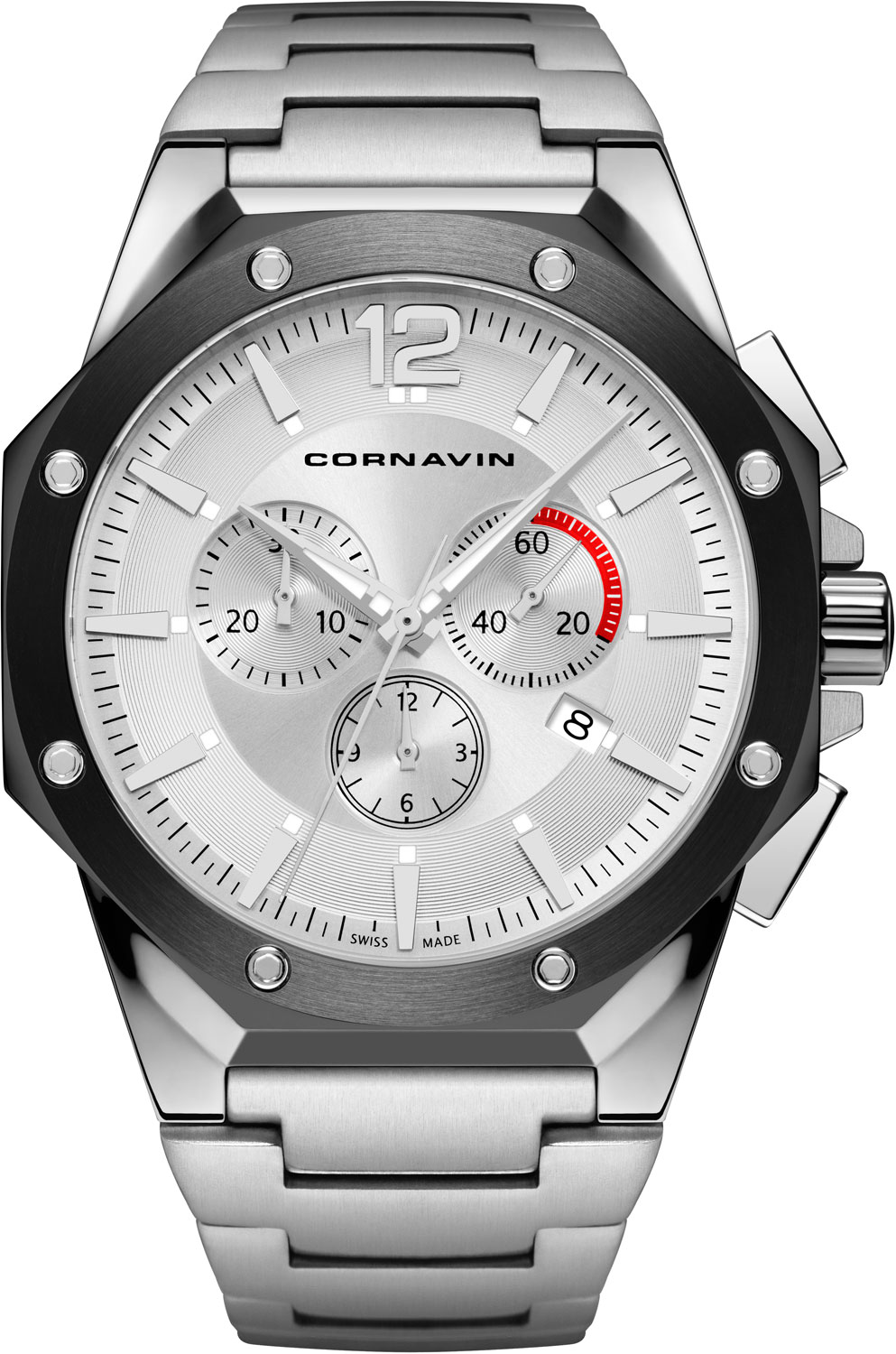 Швейцарские наручные часы Cornavin CO.2010-2008 с хронографом