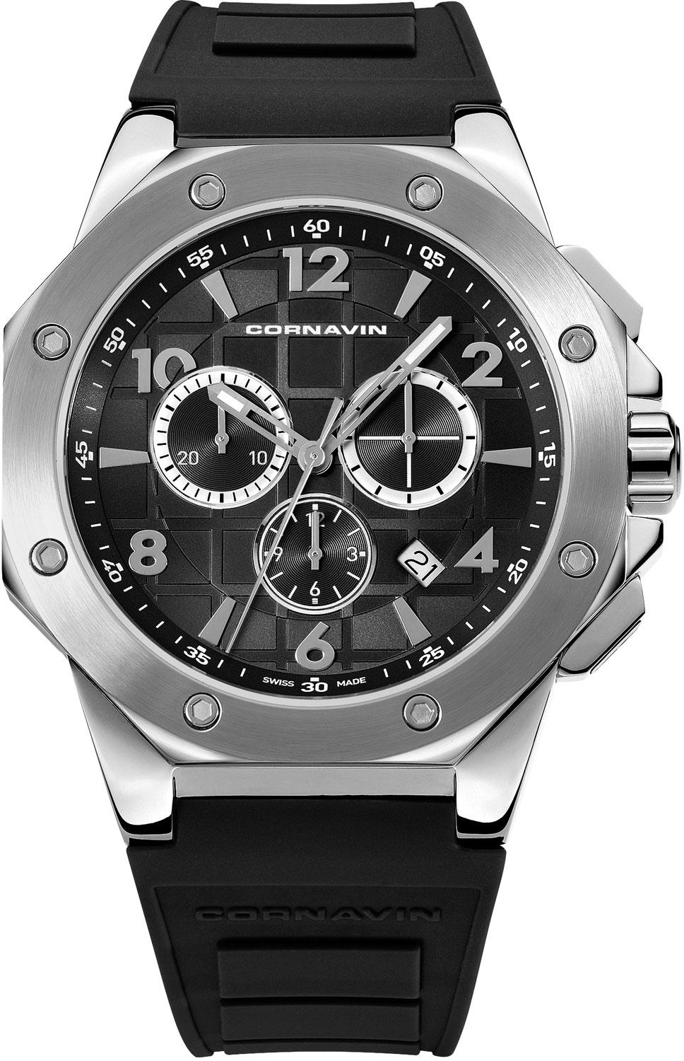 Швейцарские наручные часы Cornavin CO.2012-2001R с хронографом