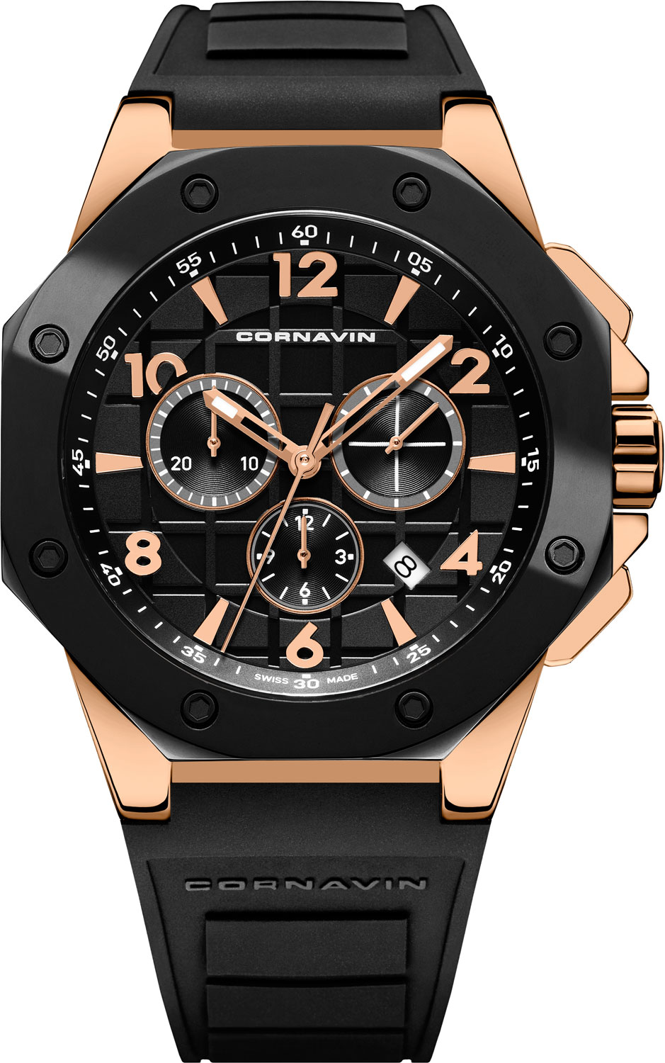 Швейцарские наручные часы Cornavin CO.2012-2015R с хронографом