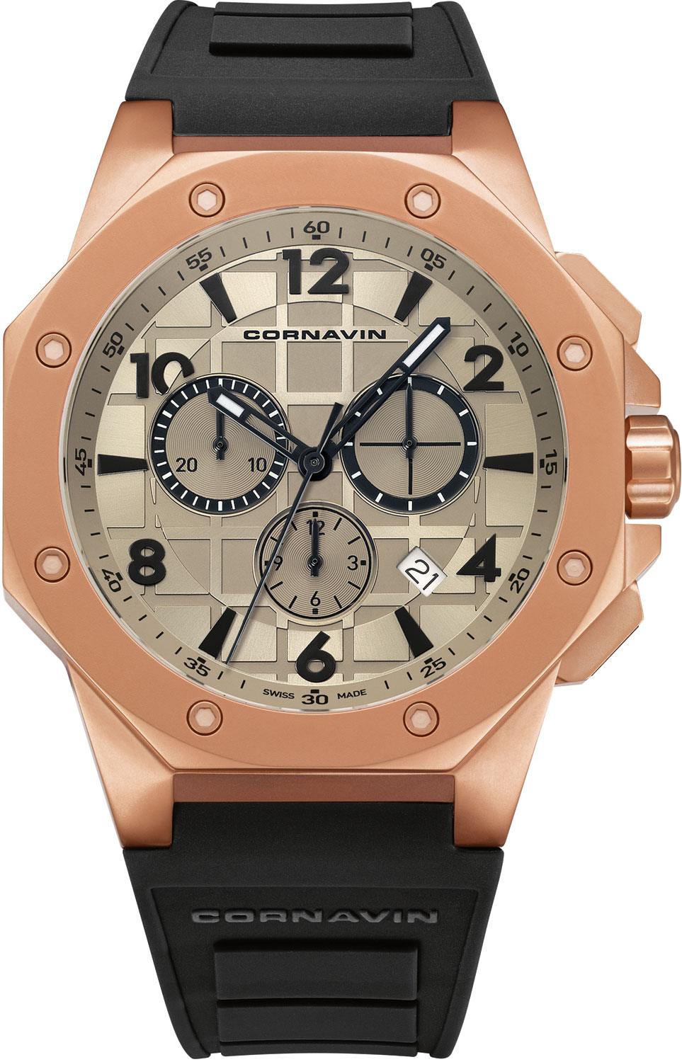 Швейцарские наручные часы Cornavin CO.2012-2021R с хронографом