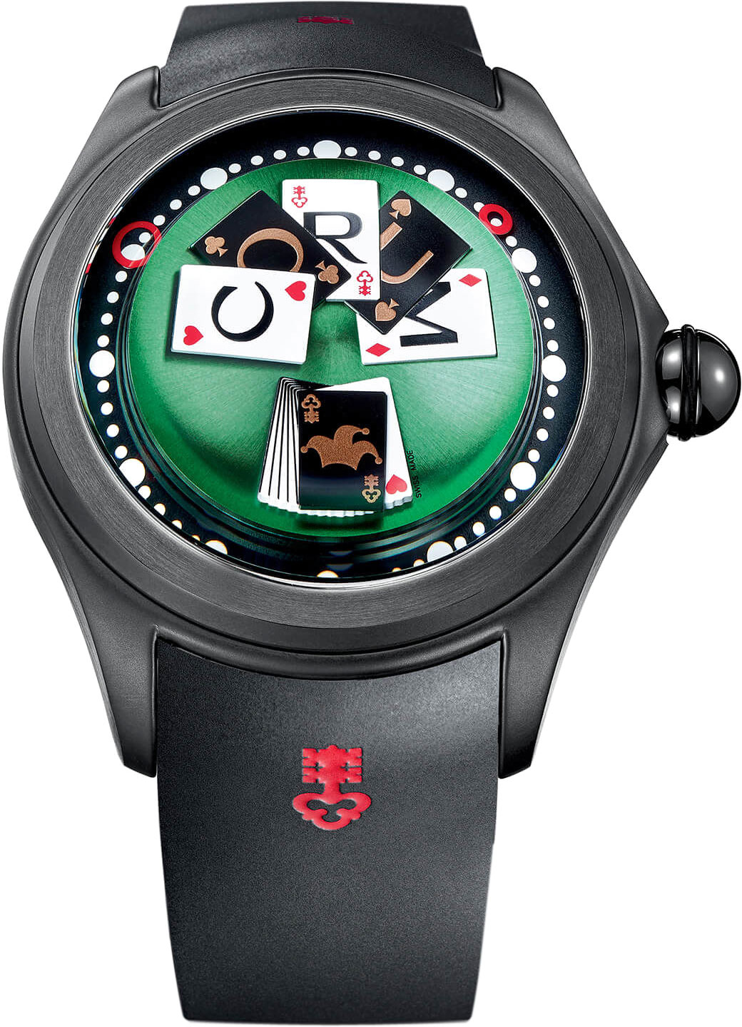 Швейцарские механические титановые наручные часы Corum L390/03246