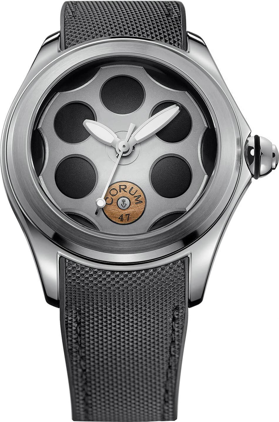 Швейцарские механические титановые наручные часы Corum L407/03573