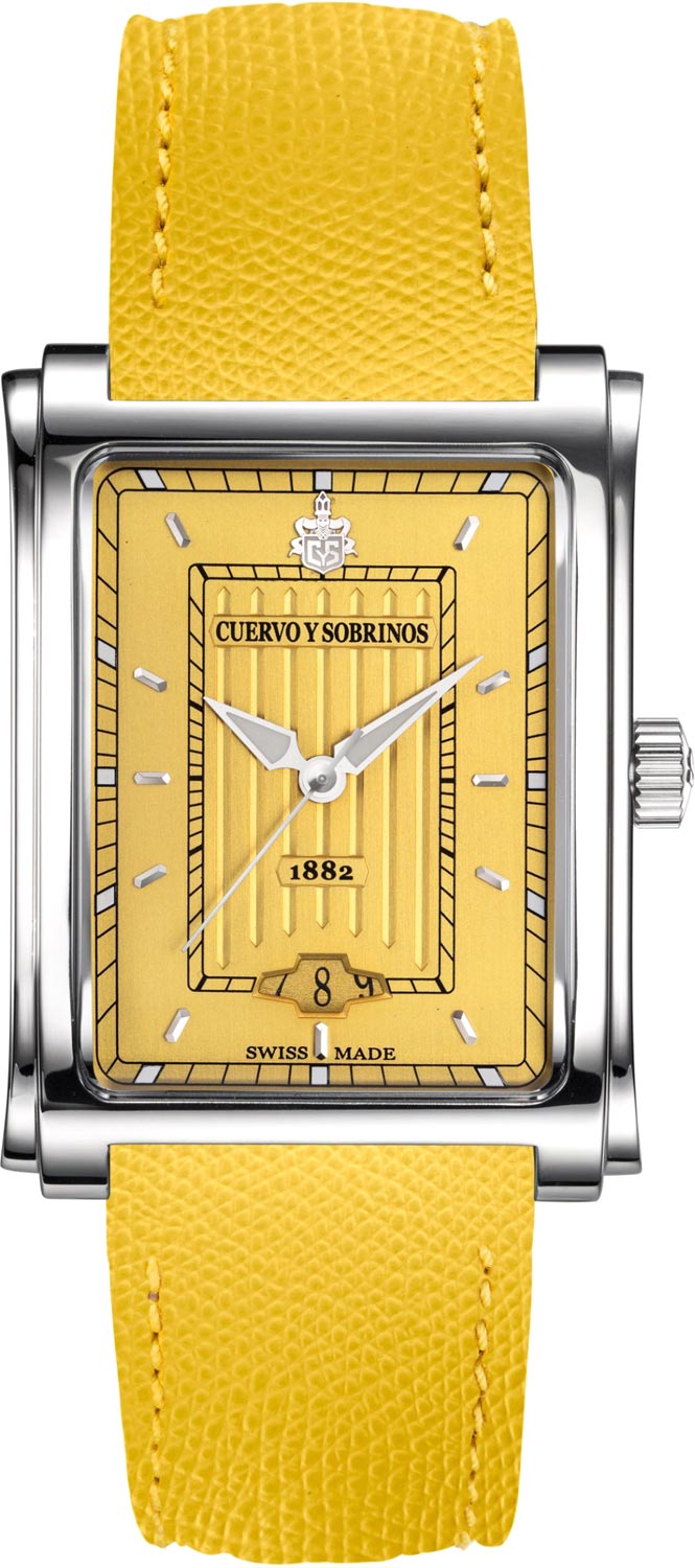 Швейцарские механические наручные часы Cuervo y Sobrinos 1015.1YE