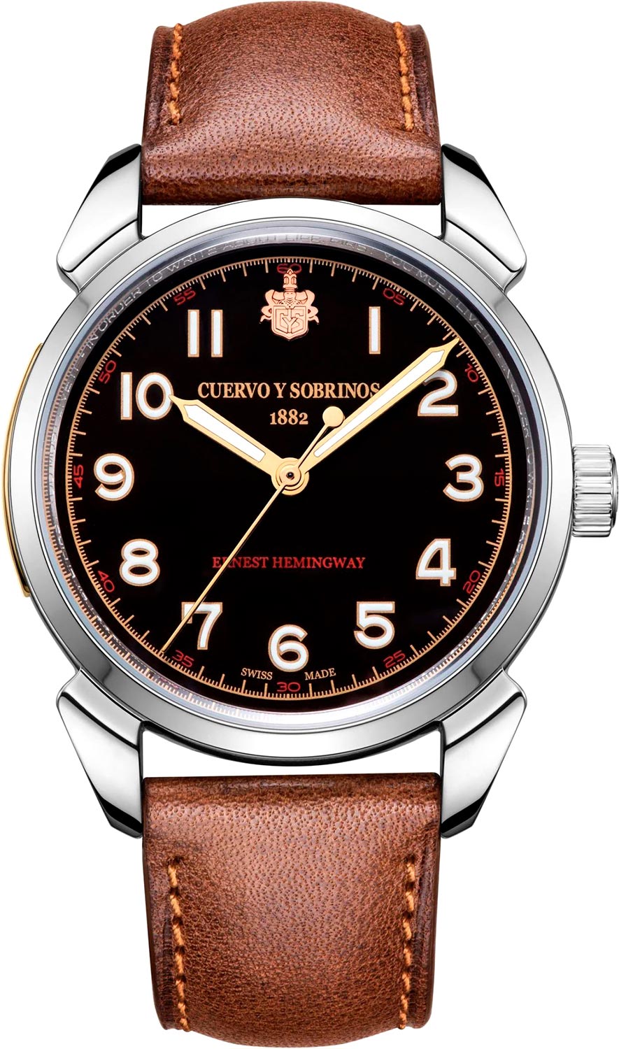 Швейцарские механические наручные часы Cuervo y Sobrinos 3189.1HB