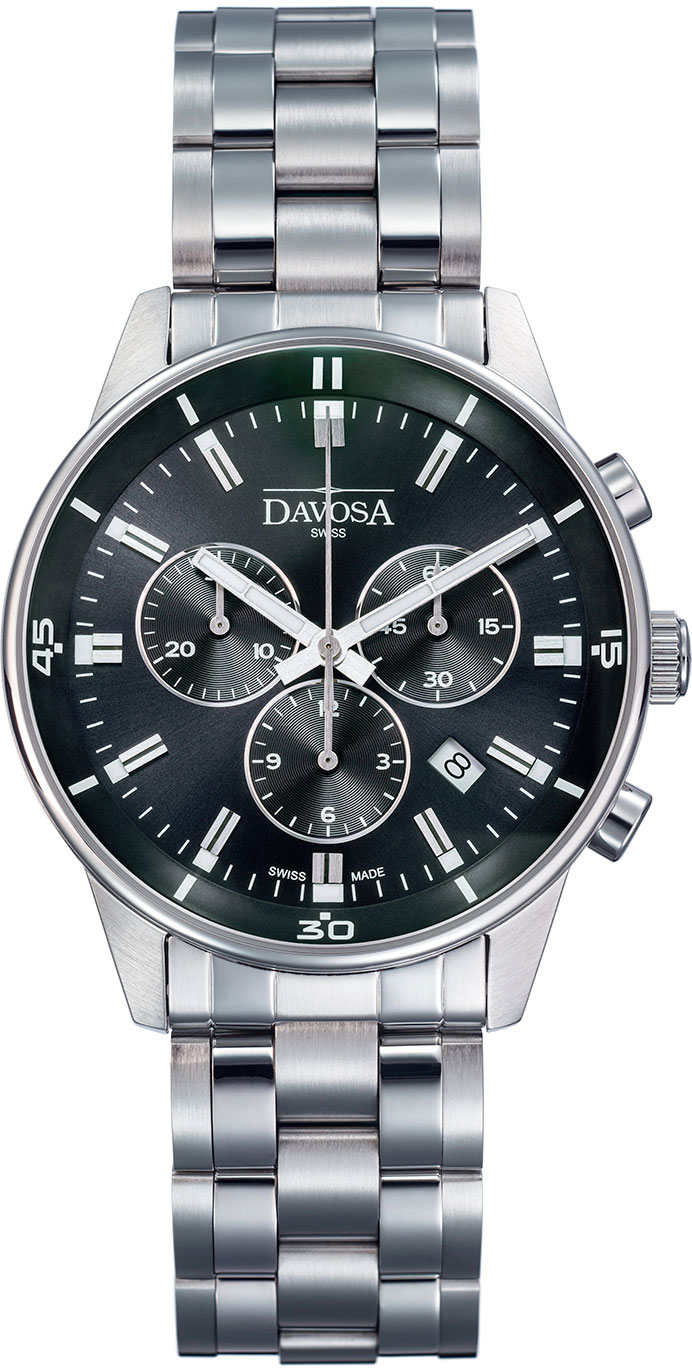 Швейцарские наручные часы DAVOSA DAV.16348155 с хронографом