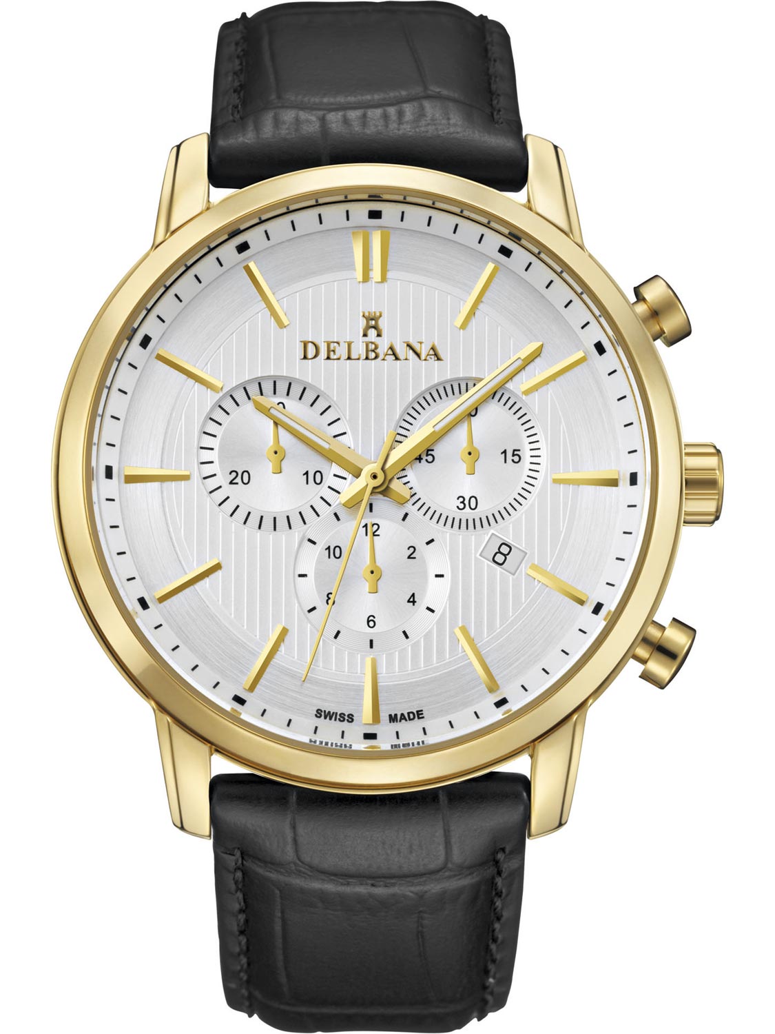 Швейцарские наручные часы Delbana 42601.666.6.061 с хронографом