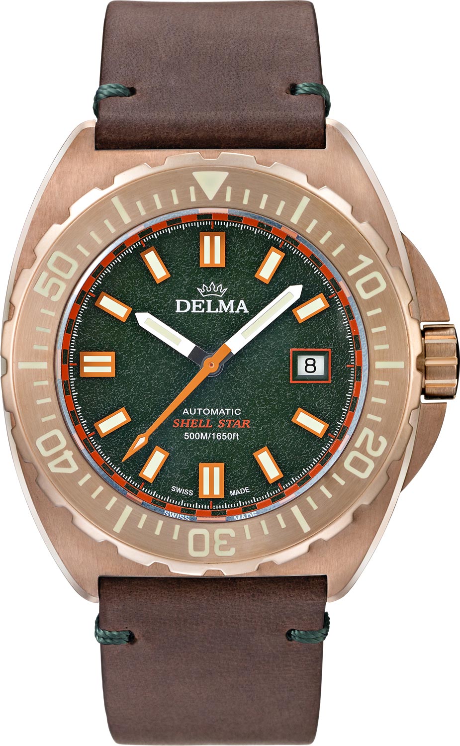 Швейцарские механические наручные часы Delma 31601.670.6.141