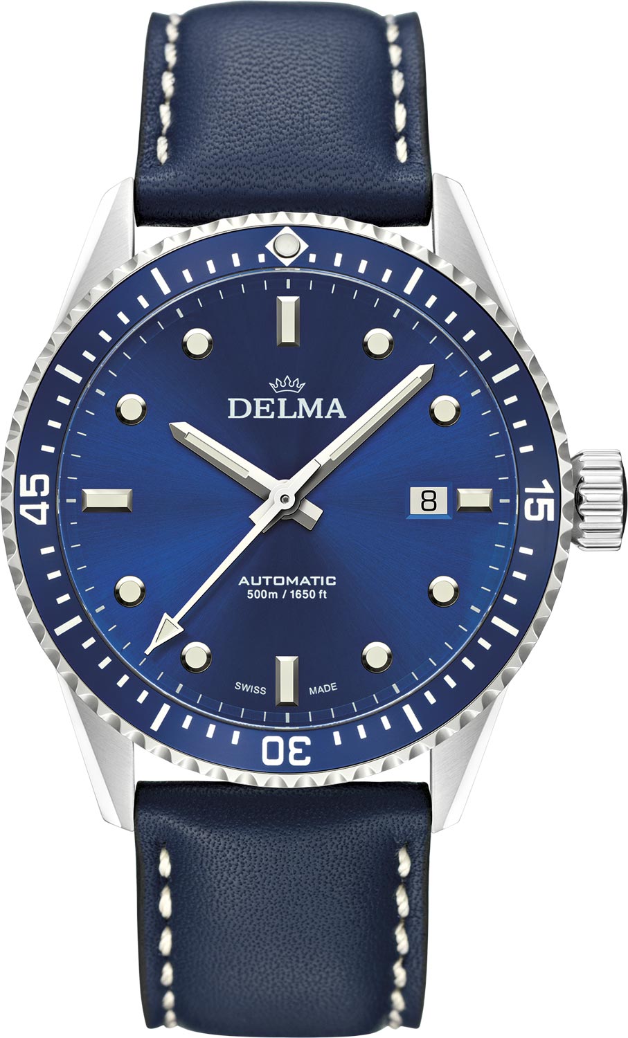 Швейцарские механические наручные часы Delma 41601.706.6.041