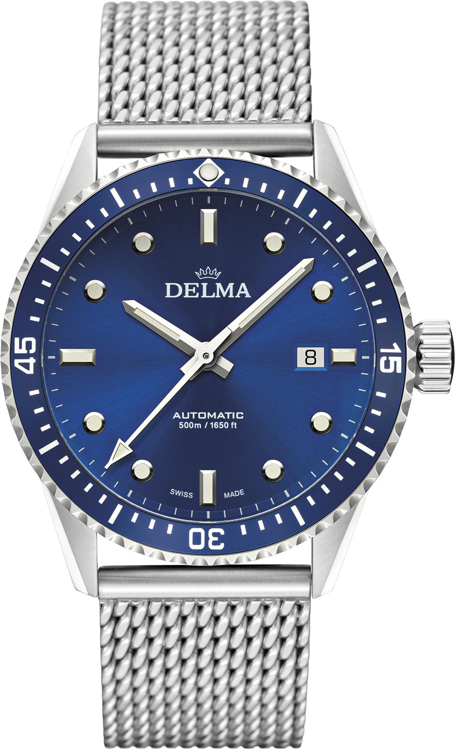 Швейцарские механические наручные часы Delma 41801.706.6.041