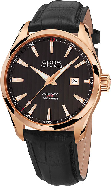 Швейцарские механические наручные часы Epos 3401.132.24.15.25
